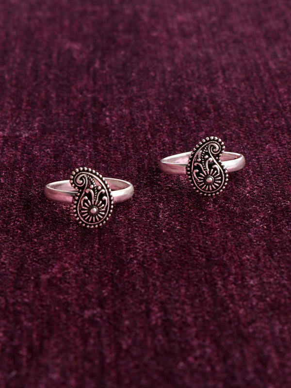 Paisley 925 Sterling Silver Toe Rings