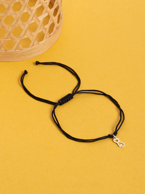 925 Sterling Silver Cat Charm Anklet
