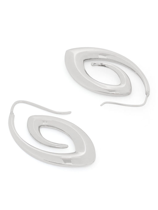 pair of stainless steel earrings