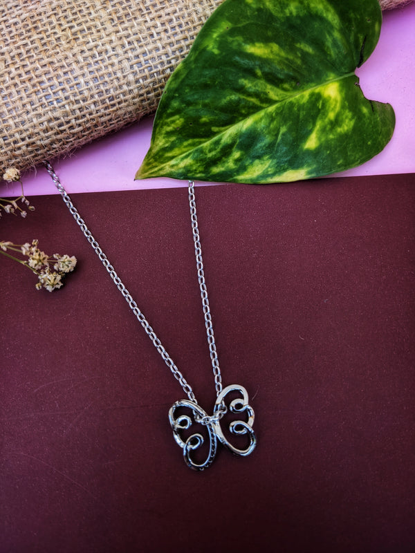 Butterfly Pendant and Neckchain in 925 Sterling Silver